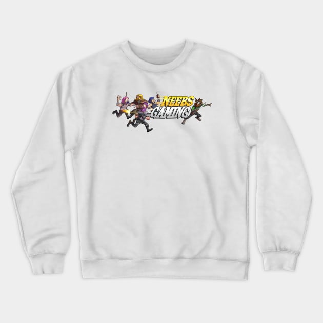 NEEBS GAMING logo funnt Crewneck Sweatshirt by Ac Vai